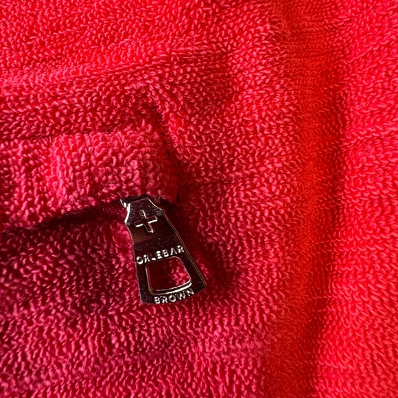 Luxury brand flamingo pink Terrycloth women’s beach shorts - Picture 9 of 9